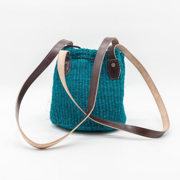 Waridi – Mini Sisal Crossbody With Beaded Detail