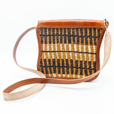 Nane Sling Bag – Handwoven Sisal & Leather Crossbody (Artisan-Made in Kenya)