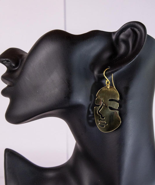 Face Plate Earrings