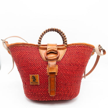 Iringa Handwoven Sisal Bag with Wooden Bead Handle – Amaze Africa