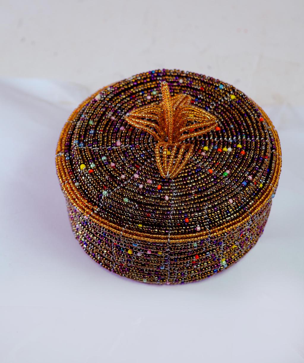 Beaded Jewelry Box