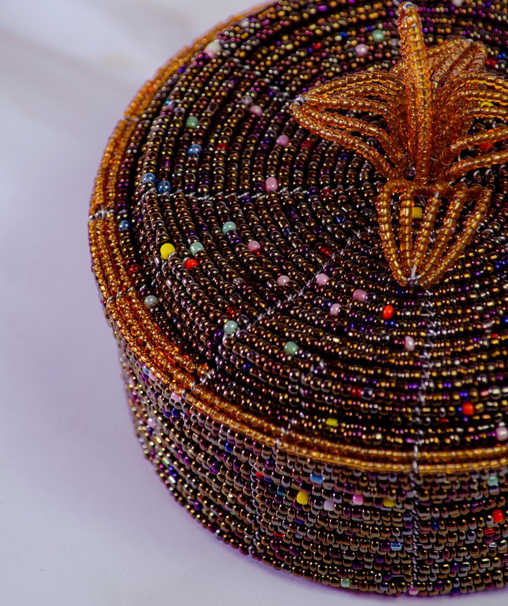 Beaded Jewelry Box