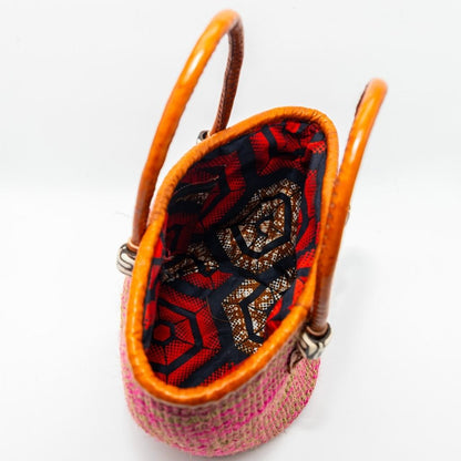 Magnolia Handwoven Sisal Tote with Leather Handles & Bone Accents – Amaze Africa