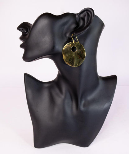 Round Plate Earrings