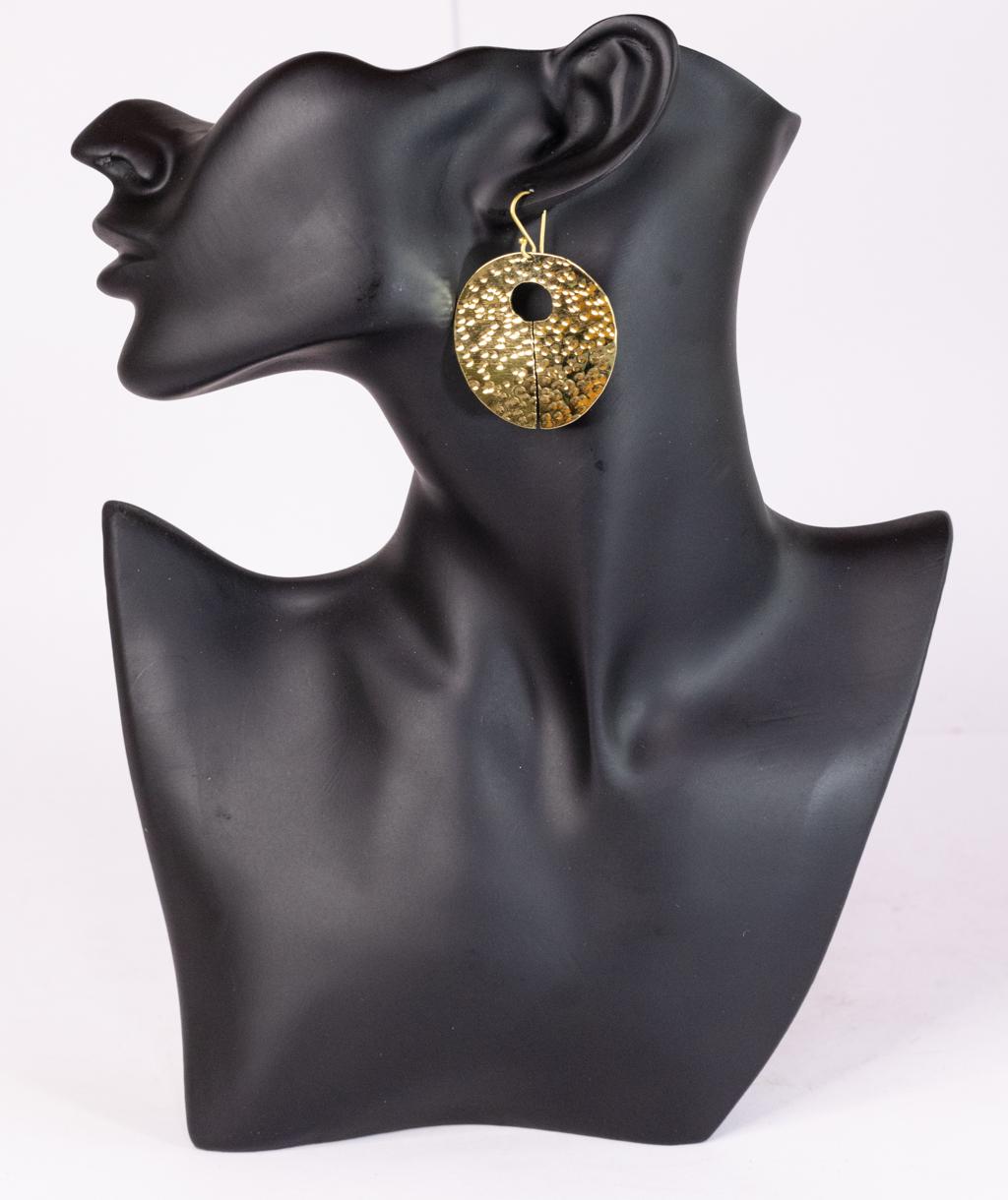 Round Plate Earrings